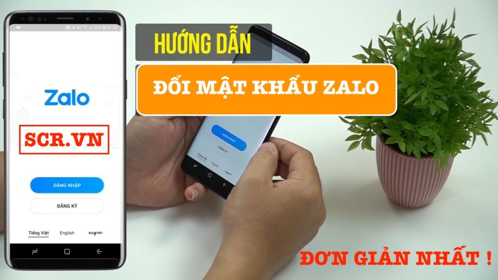 CÁCH ĐỔI MẬT KHẨU ZALO