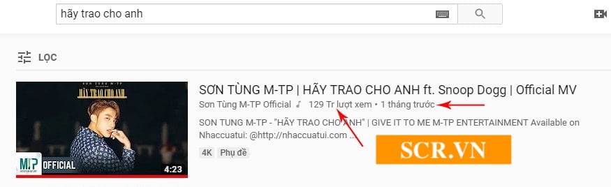 Cày View Youtube Sơn Tùng MTP