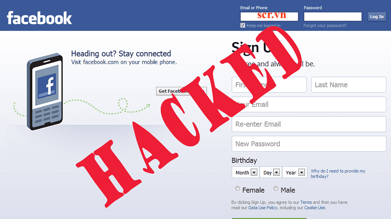 Cách hack nick facebook bằng thông tin cá nhân