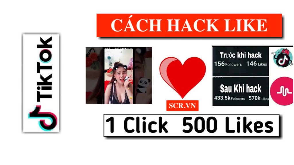 Cách Hack Like Tik Tok