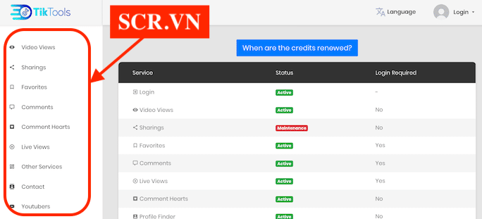 Chức Năng TikTools