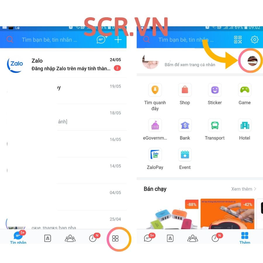 đăng nhập 2 zalo trên 1 điện thoại 4