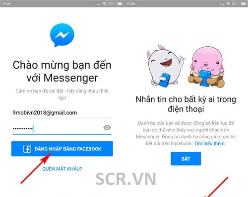 Vào Messenger Trên Điện Thoại