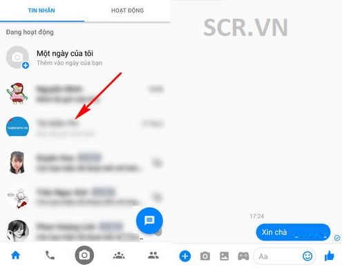 Đăng Nhập Mess Trên Điện Thoại