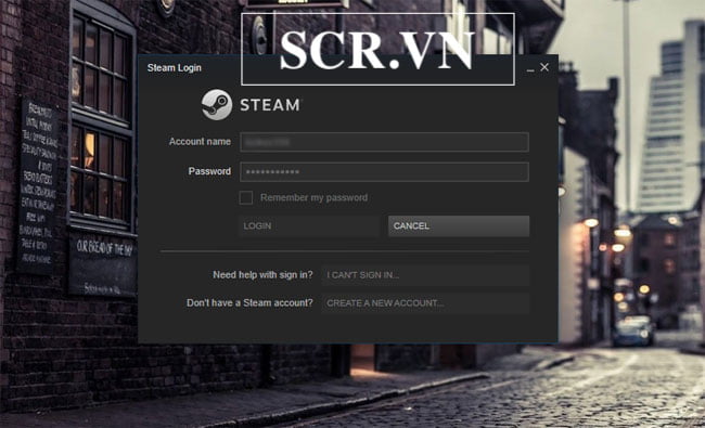 Đăng nhập Steam