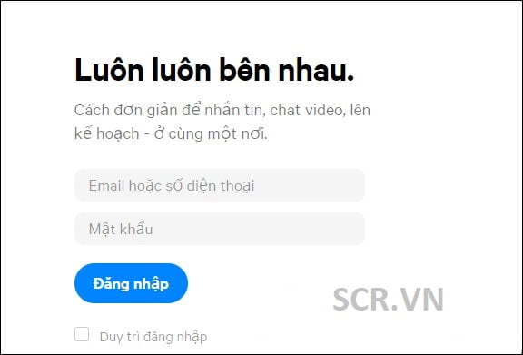 Đăng Nhập Messenger Trên Máy Tính