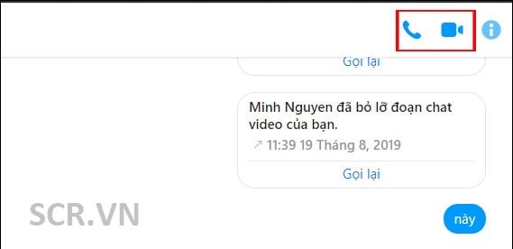 gọi điện Messenger Trên Máy Tính