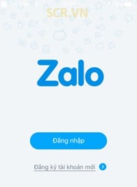 đăng nhập zalo điện thoại