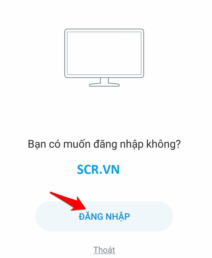 vào zalo bằng trình duyệt 3