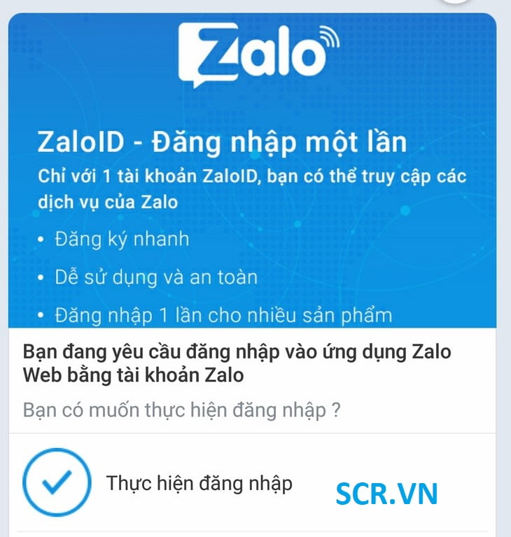 vào zalo bằng trình duyệt
