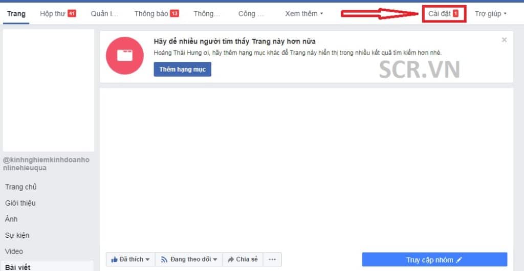 Cách Ẩn bình luận Tự Động Trên Fanpage