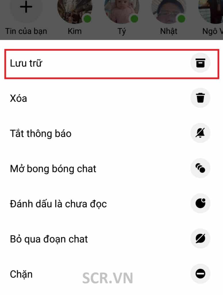 Ẩn Tin Nhắn Messenger Trên Android