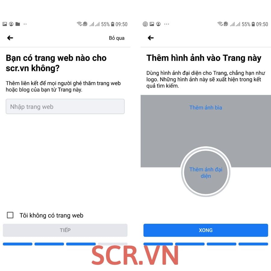 cách lập fanpage trên điện thoại 3