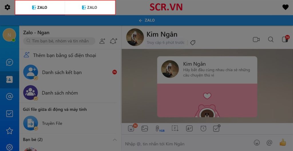 đăng nhập zalo trên máy tính 7