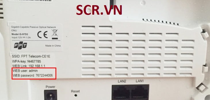 Cách đổi pass wifi FPT