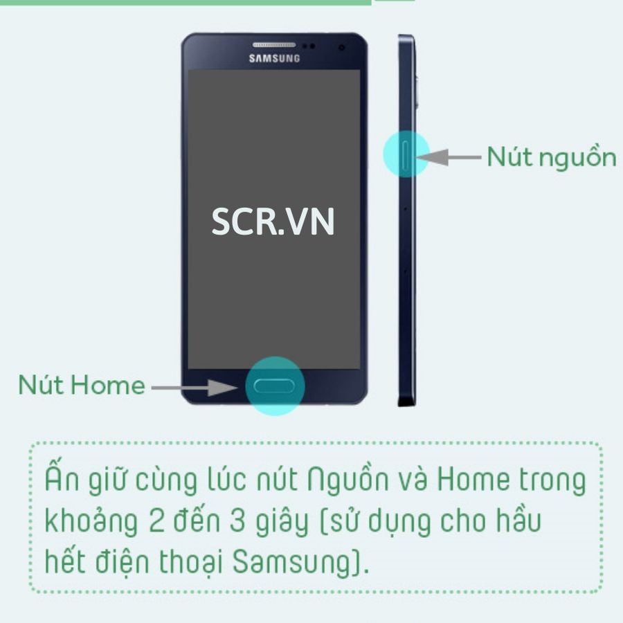 chụp màn samsung