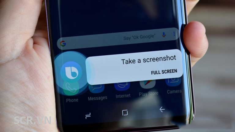 chụp màn bằng bixby voice