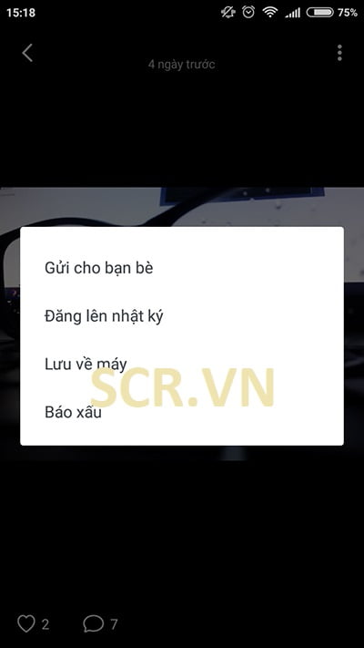 Tải ảnh từ Zalo xuống