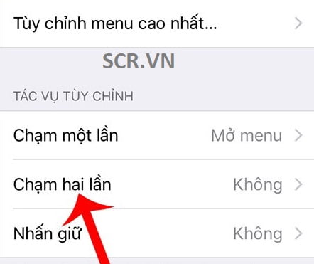 Chạm 2 Lần Nút Home Ảo iphone