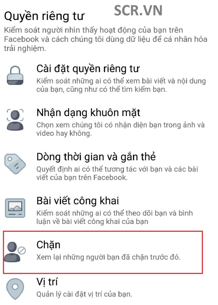 Chặn FB Bằng Điện Thoại