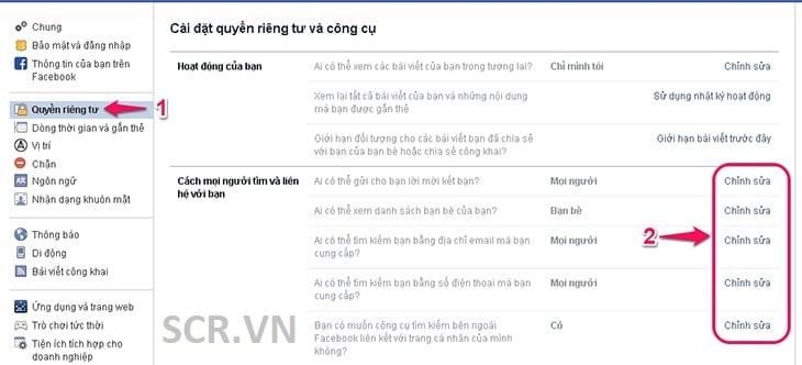 Chặn Spam FB Bằng Máy Tính