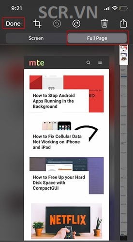 chụp toàn trang web