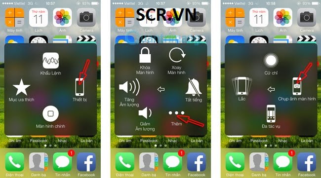 cách chụp màn hình iphone