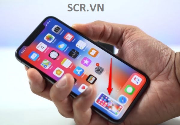 Đối Với iPhone X, iPhone 11 chụp màn hình