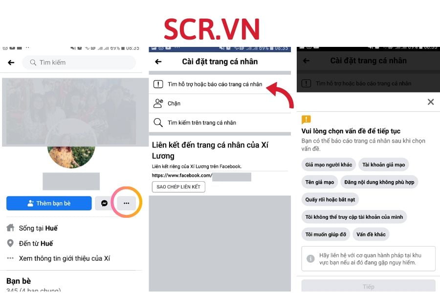 cách rip nick facebook bằng điện thoại