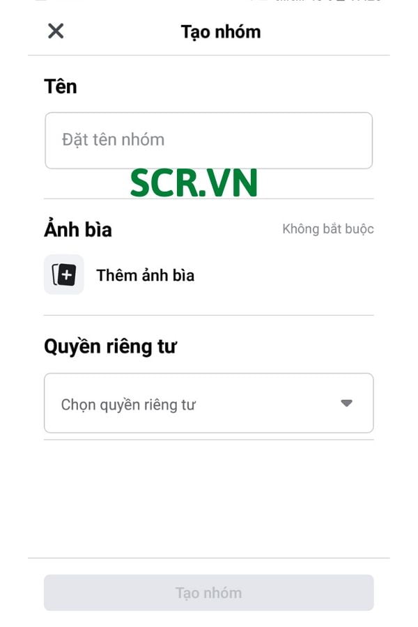 Cách lập nhóm Facebook trên điện thoại 4