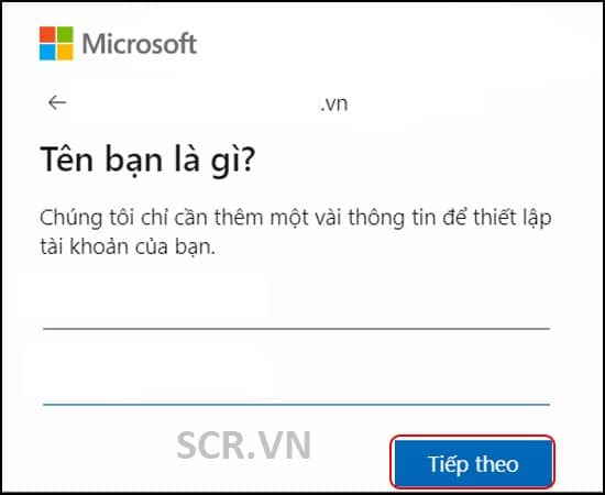 tạo tk microsoft