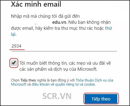 tạo tk microsoft