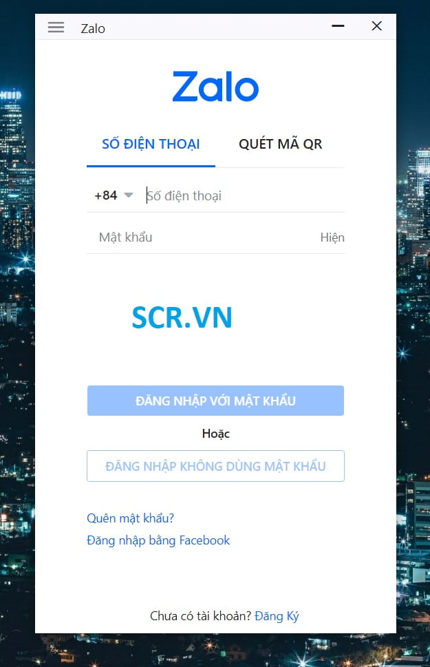 đăng nhập zalo bằng ứng dụng trên máy tính 3