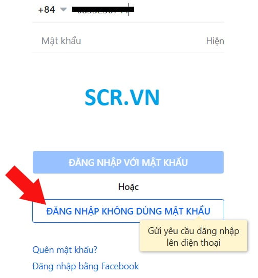 vào zalo bằng ứng dụng 1