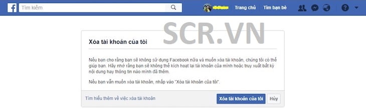 Xóa Facebook Vĩnh Viễn Trên Máy Tính