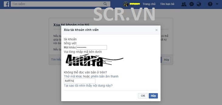 Xóa Facebook Vĩnh Viễn Trên Máy Tính