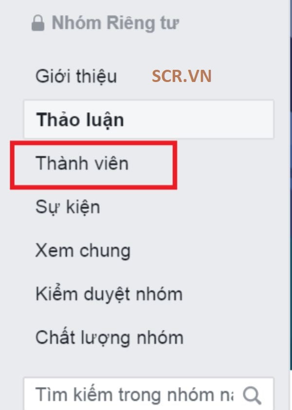 xóa nhóm facebook trên máy tính 2