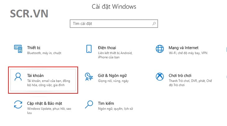 Cài MK Cho Máy Tính Windows 10