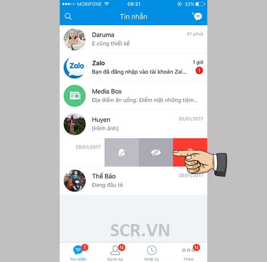Cách Ẩn Trò Chuyện Zalo Trên iPhone