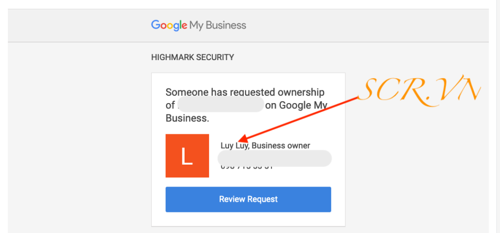 Báo tài khoản liên kết