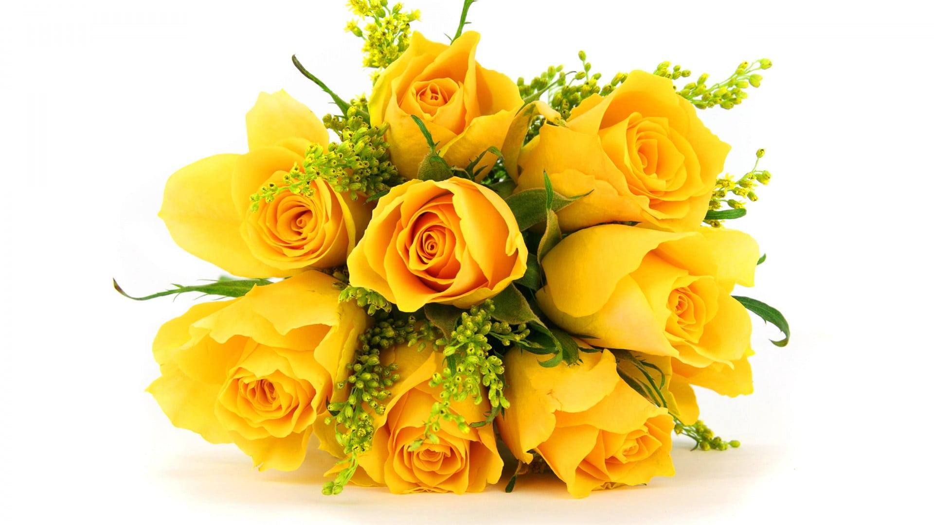 Bó hoa hồng vàng đẹp