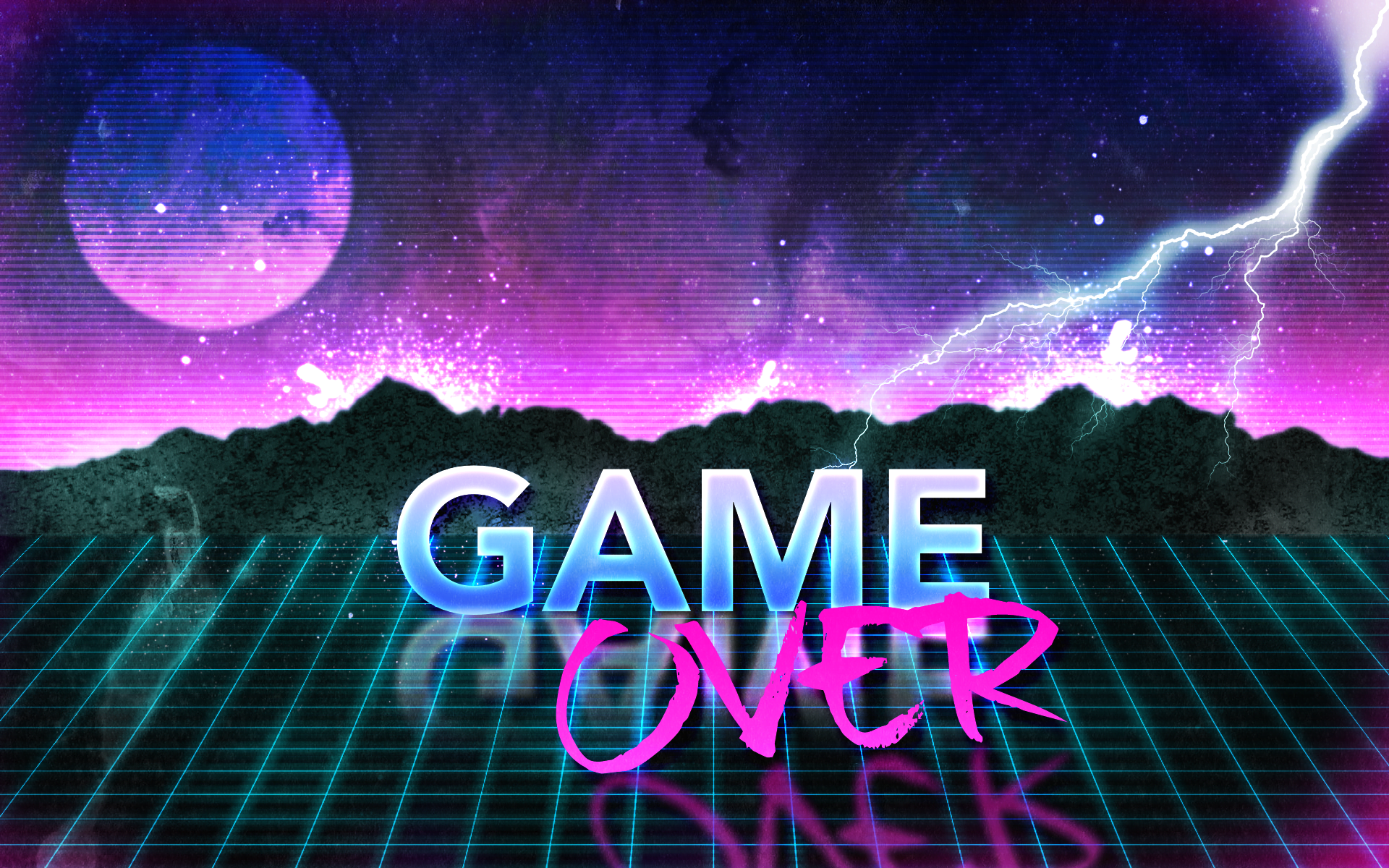 Game Over Wallpaper chất ngầu