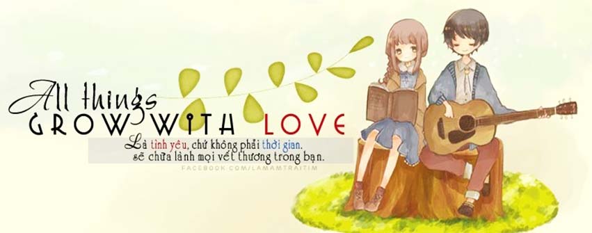 Hình cover Facebook dễ thương