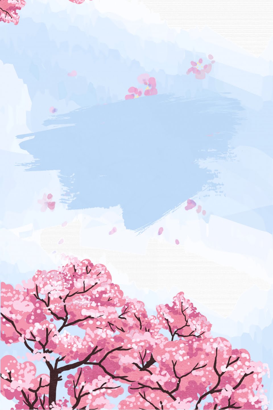 Nền hồng xanh cute