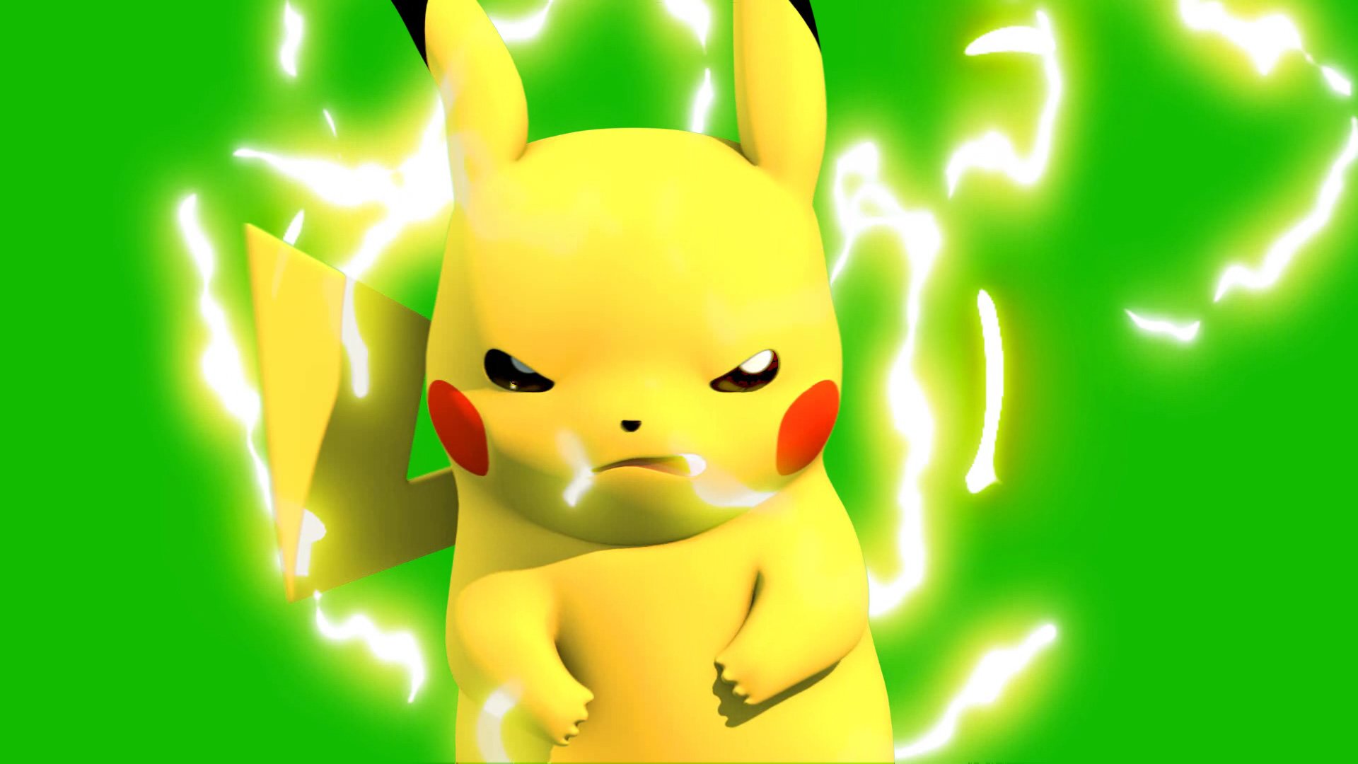 Pokemon giận dữ ảnh 3d