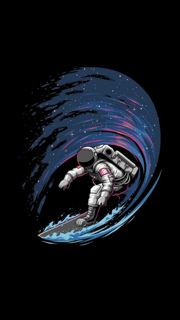 Space Surfer - wallpaper free download