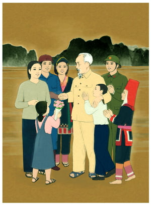 Tác phẩm Bác Hồ với các dân tộc Quảng Ninh của Đặng Đình Nguyễn