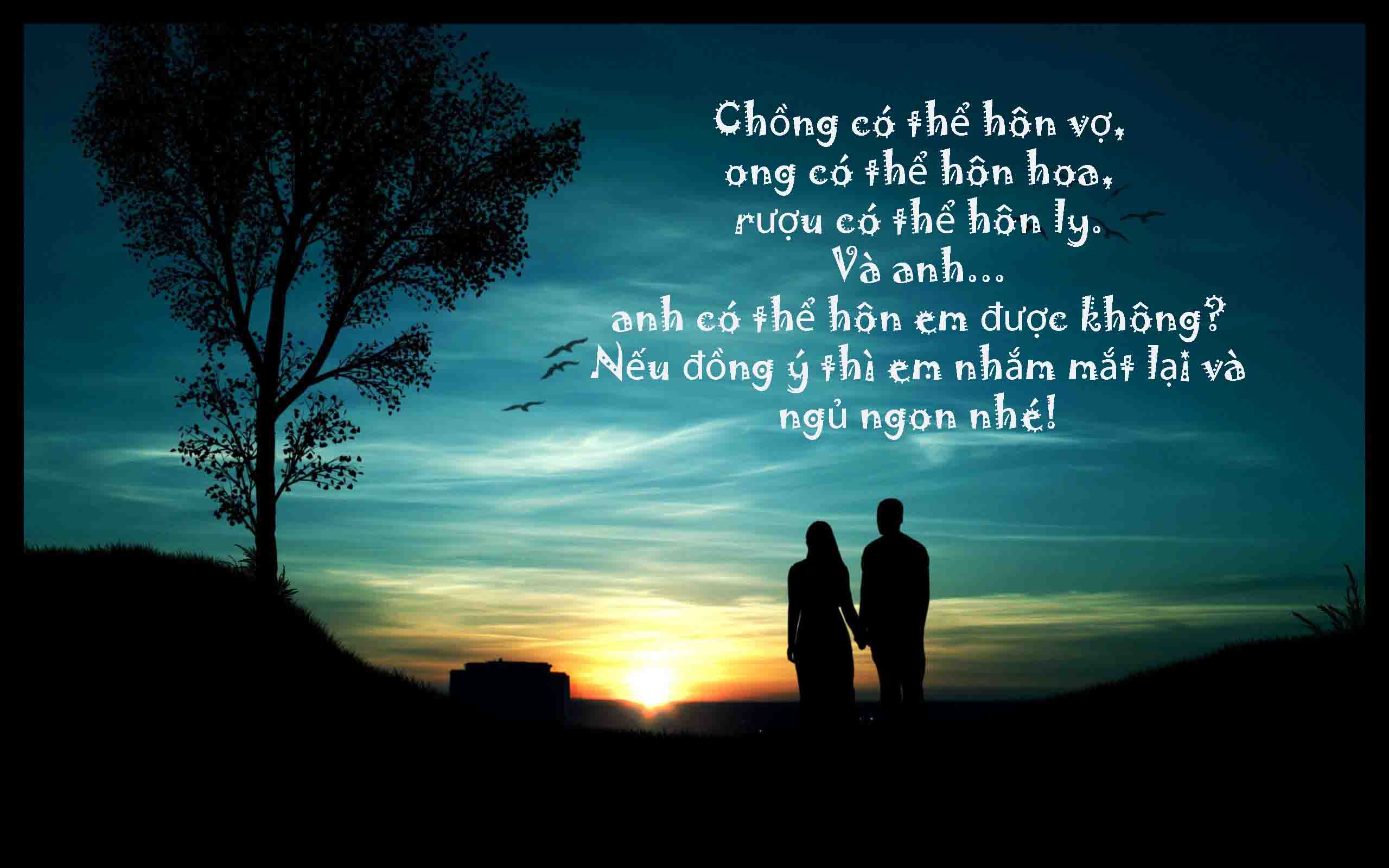 Ảnh chúc ngủ ngon vợ chồng