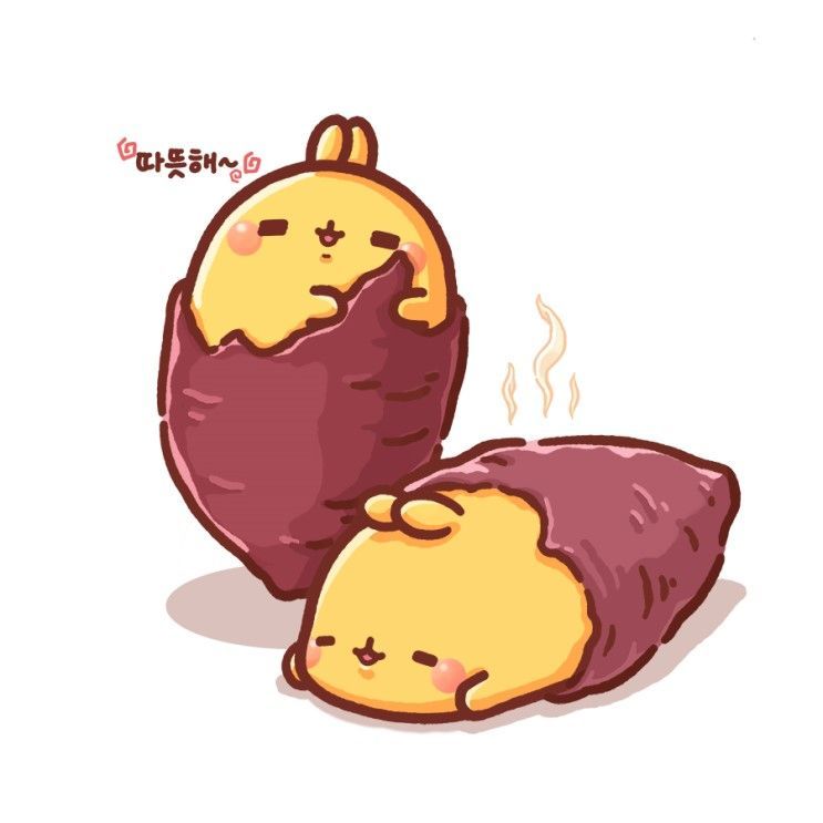 2 củ khoai cực cute đáng yêu