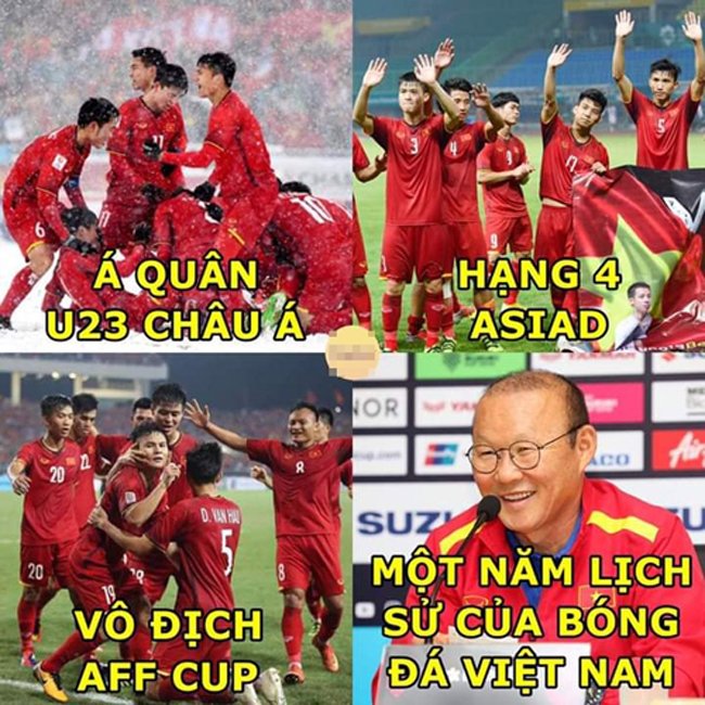 2018 một năm đại thành công của bóng đá Việt Nam.